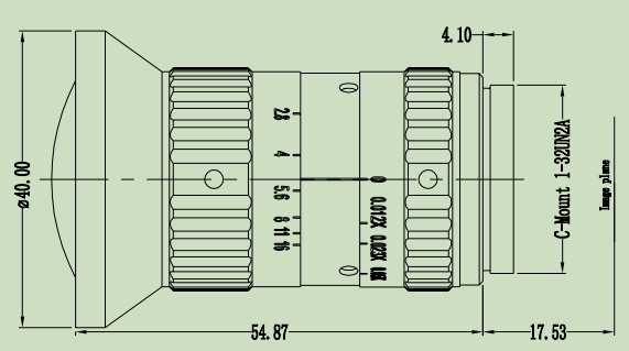 1.2″ Industrial Lens HR12012A