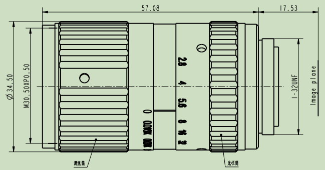 1.2″ Industrial Lens HR12016A