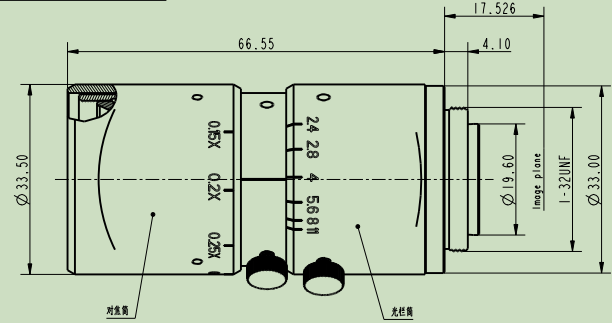 2/3″ Industrial Lens HR5M75A