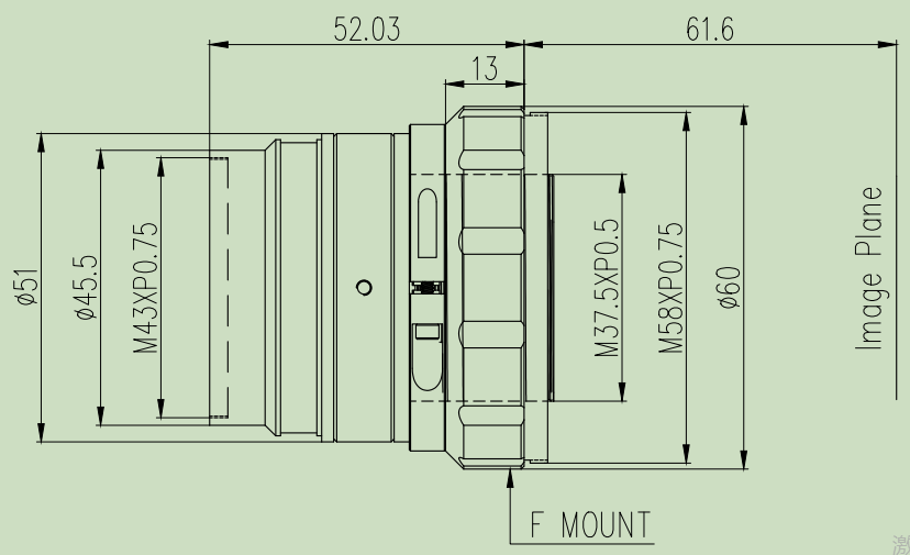 Line Scanning Lens HR10M80A Line Scanning Lens HR10M80A