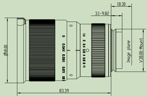 Line Scanning Lens HR25A
