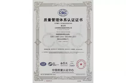 88858cc永利再次通过ISO9001质量管理体系认证